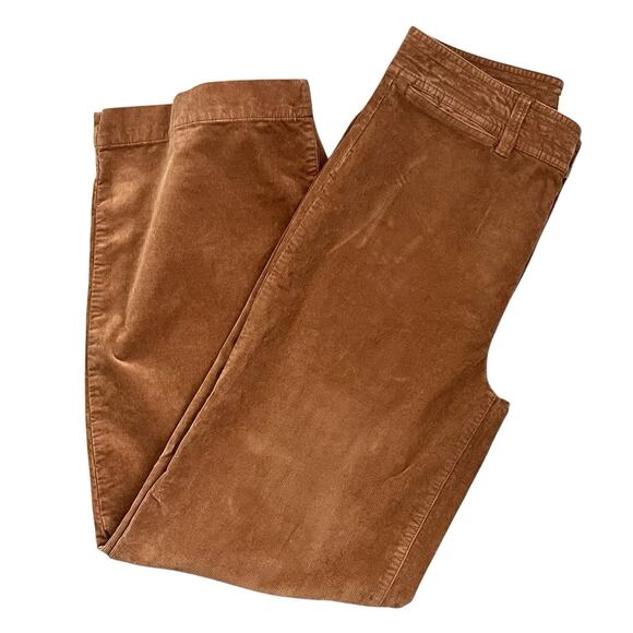 Faherty Softstretch Cord Pant 30 High Waist Wide Leg Patch Pocket Organic Cotton - Picture 2 of 9